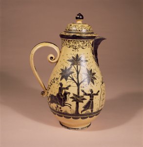 Kaffekande, Bayreuth, slutningen af 1700-tallet (porcelæn)